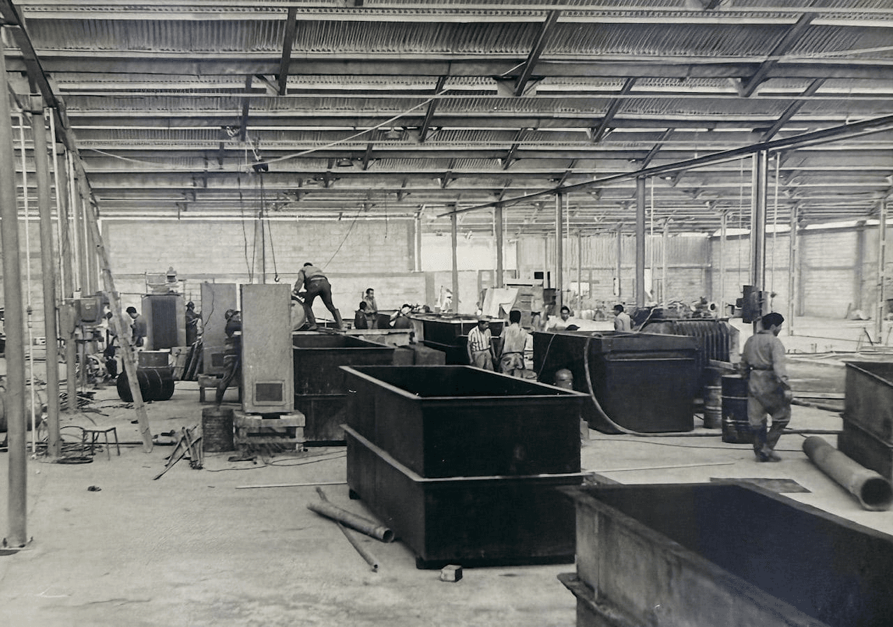 Estañadora plating facility in Tlalnepantla, México